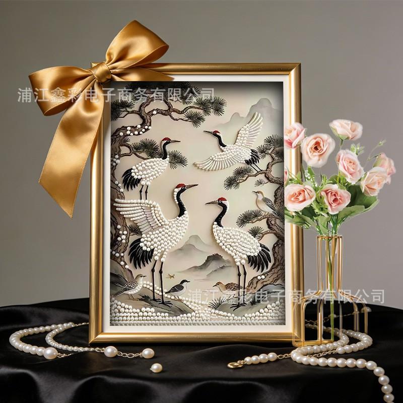 30x40CM Pearl Painting DIY Kit Modern Unframed Wall Art Home Decor