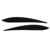 2Pcs Front Headlight Eyebrow Eye Lid Cover Trim Glossy Black for MK4 9N3 All Model 2005?2009