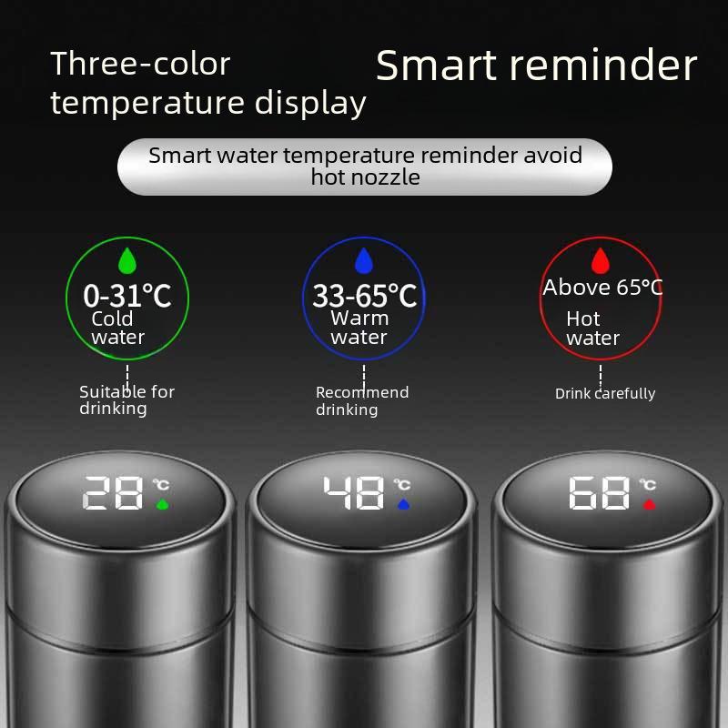 Stainless Steel Digital Temperature Display Smart Thermos Cup
