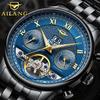 AILANG новые мужские часы Tuofei, полностью автоматические механические часы, многофункциональные мужские часы, водонепроницаемые и водонепроницаемые