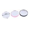 Портативное косметическое круглое зеркало с 5-кратным увеличением и 10-кратным увеличением с двумя присосками