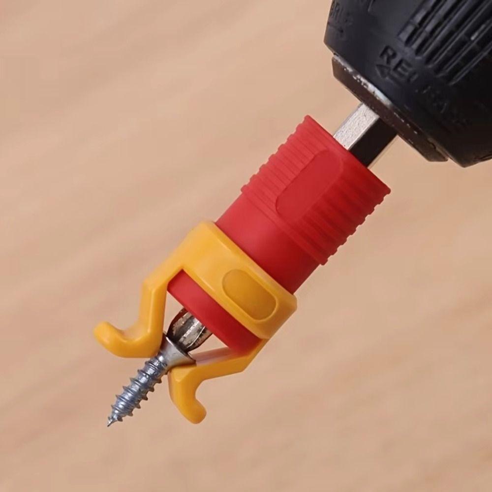 With Non-Slip Grip Screw Holder Tool Depth Control Woodworking Drilling Tool