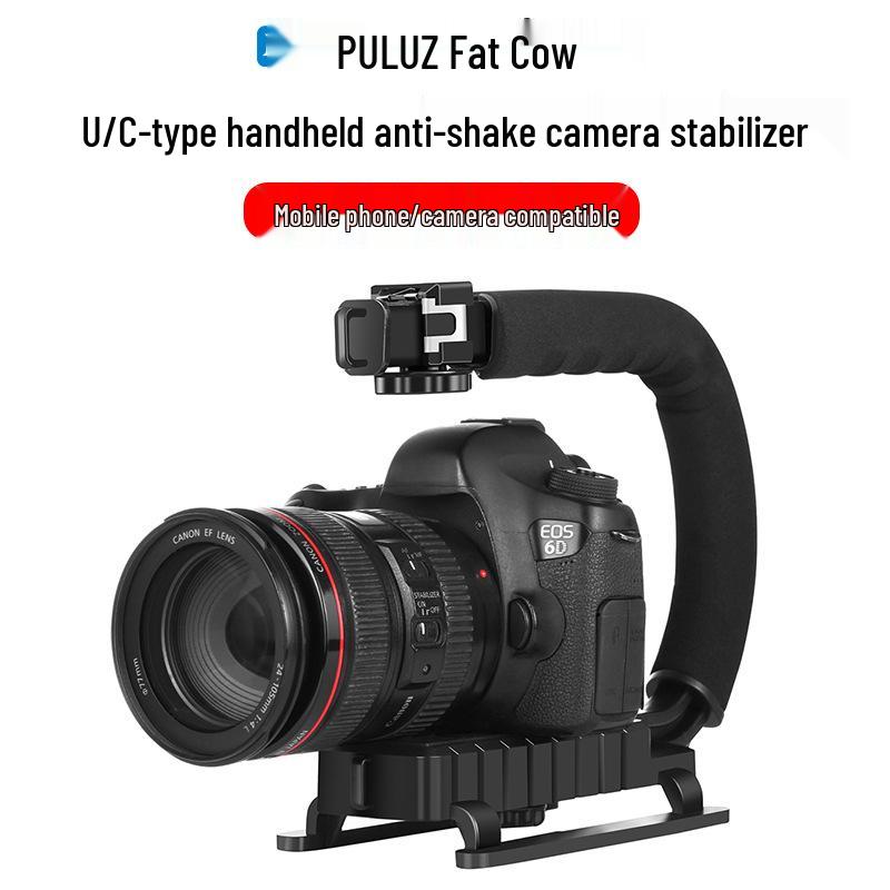 PULUZ DSLR Low Angle Flash Bracket Stabilizer