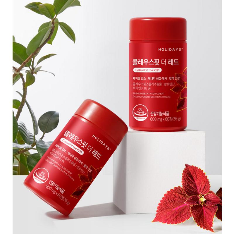 Праздничный колеус Fit The Red, 60 таблеток, 2 упаковки