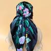 The Four Seasons Popular Shawls Fashion Design Sunscreen Scarves Luxury 90X90CM Square Silk Hijab  New Women Beach Headscarf