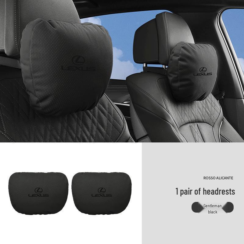 Совместимо с сиденьями, подголовниками и поясничной поддержкой Lexus из замши (ES200, NX260, UX, RX300).