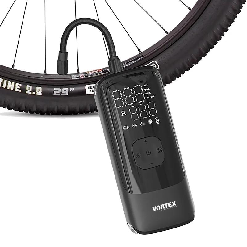 Vortex Air Saver - Портативный воздушный компрессор - Встроенный Powerbank - Светодиодный фонарик - 150 Psi