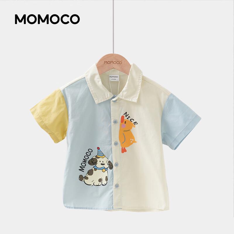 Летняя повседневная рубашка с коротким рукавом для мальчиков MOMOCO