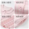 Fenteng [100% cotton] 26 year spring/summer new plaid girls' short sleeved home suit set women's pajamas