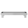 Chicken Feeder Trough Silver 80 x 28 x 13.5 cm Galvanized Steel