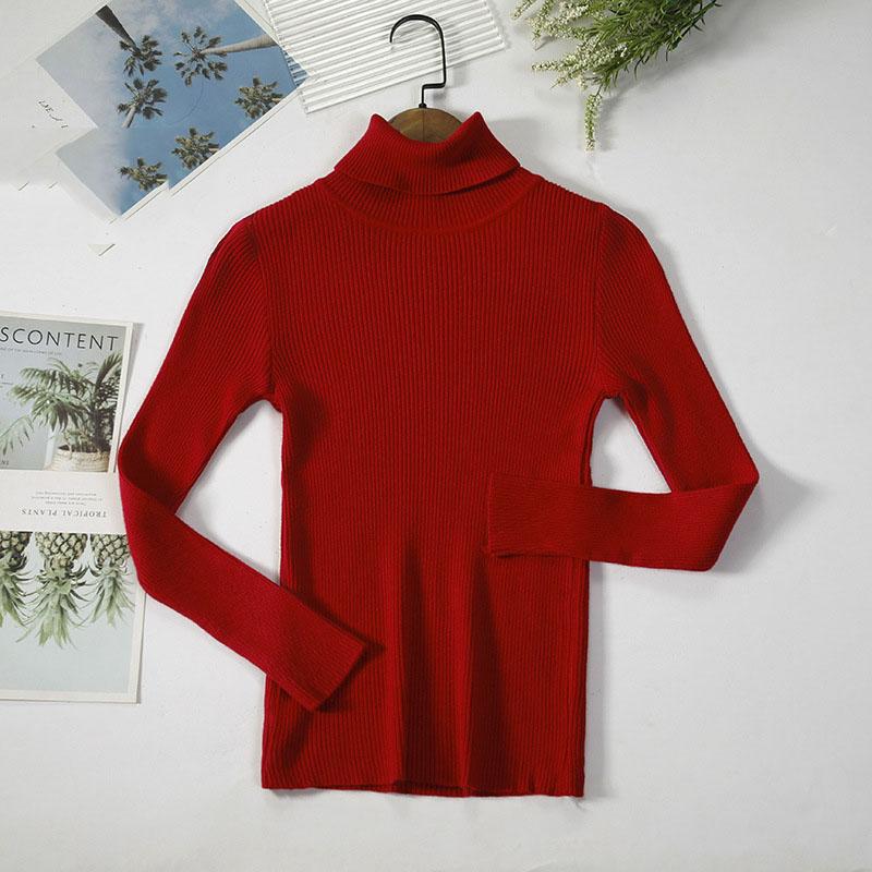 Вязаное нижнее пальто с высоким воротником, пуловер на раннюю весну, вязаный маленький свитер с высоким воротником, элегантная и удобная женская одежда