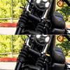 2Pcs 41Mm Chrome Motorcycle Front  Led Turn Signal