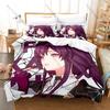 Gorgeous Kafka Blade Silver Wolf Stellaron Hunter Character Collage Poster Duvet Cover Set For HSR Game Collectors
