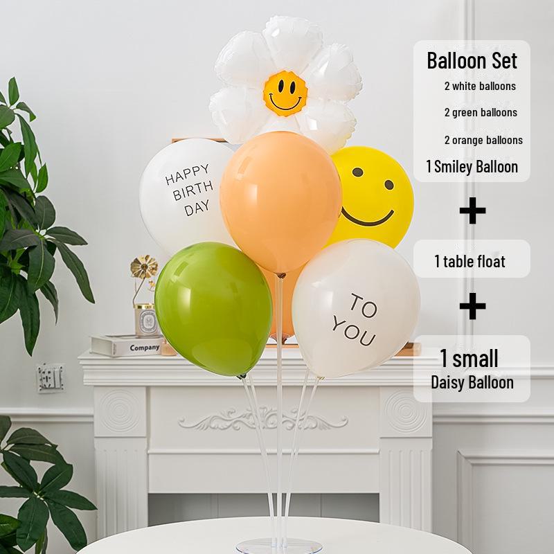 1st Birthday Balloon Cake Scene Decoration for Baby, Boys & Girls – Party Photo Props