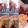 Gorgeous Drop Earrings for Women Brilliant Cubic Zirconia Wedding Accessories Valentines Gift Fashion Jewelry