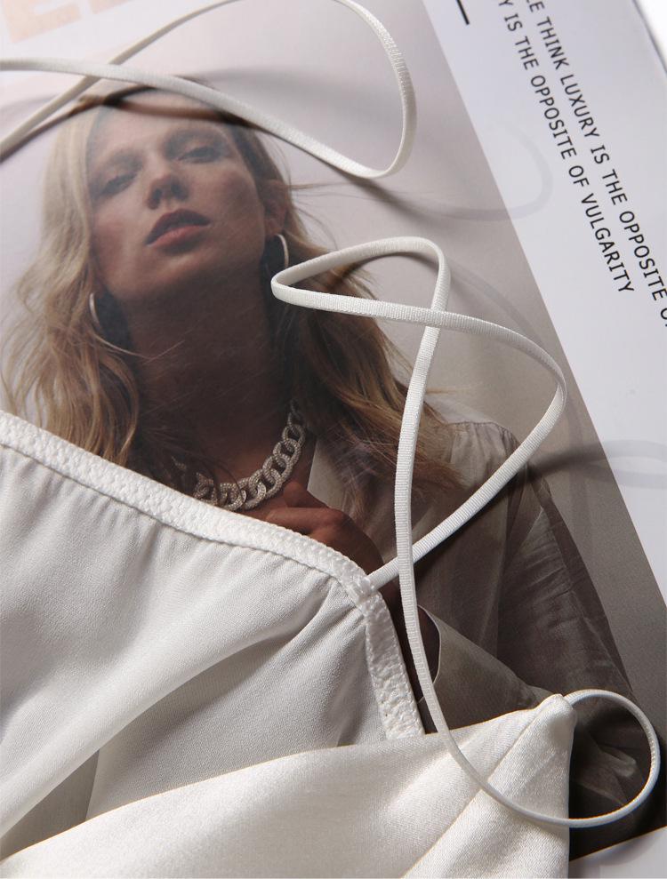 Беспроводной бюстгальтер-бандо Fairy Senseless из 19 момме шелка с регулируемыми бретелями