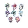 Blue Lock Trading Acrylic Keychains, Alien Ver., Box of 8