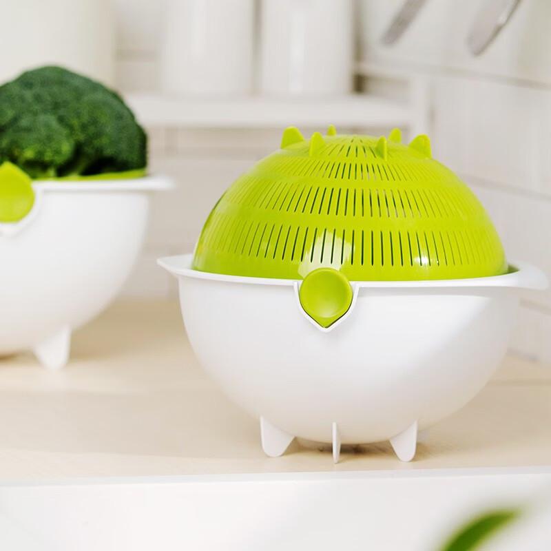 CHAHUA Double-Layer Kitchen Drainer & Fruit Basket