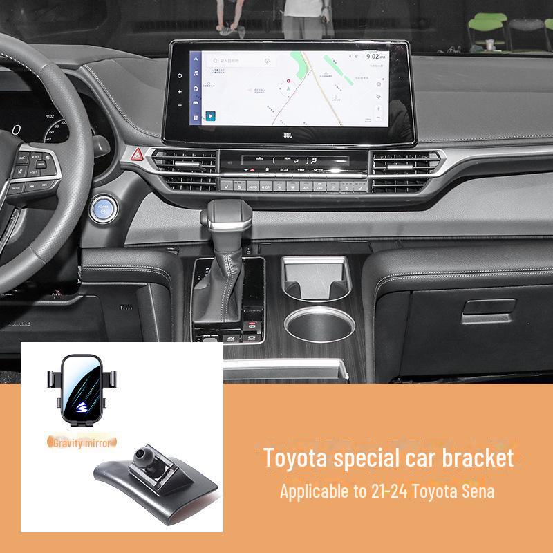 «Автомобильный держатель телефона для Toyota Camry, Corolla, Ralink, RAV4, Rongfang — горизонтальный экран, бесшумная конструкция»