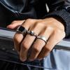 Модное Кольцо-Лягушка с Индивидуальностью для Мужчин Трендовое Высококачественное Простое Квадратное Однопальцевое Указательное Кольцо Мужское Кольцо