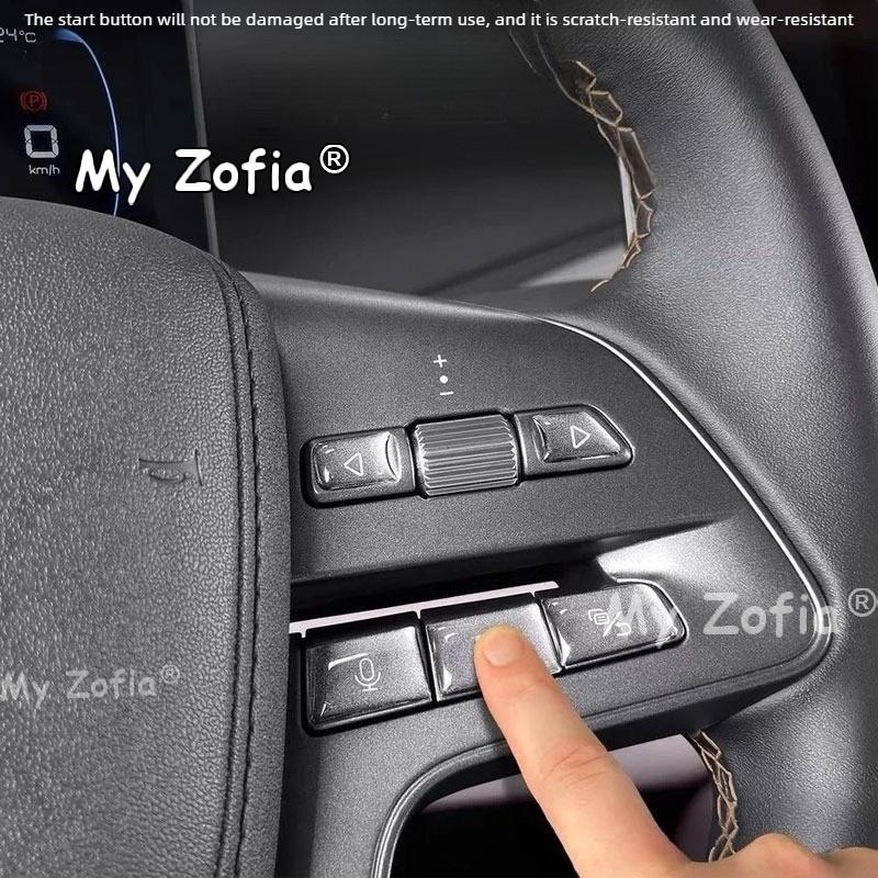 For BYD Atto 3 2026 Car Steering Wheel Drip Glue Button Stickers Car Cover Protective Decals Interior Protection Accessories