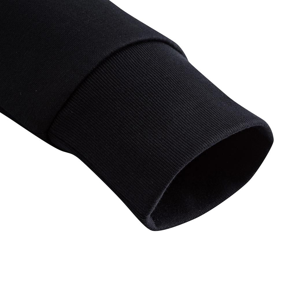 Anta Outdoor Hiking Sports Comfortable Fashion Simple Urban Commuting Fleece Warm Casual Suit Women Suit Basic-Black 962617202N-3