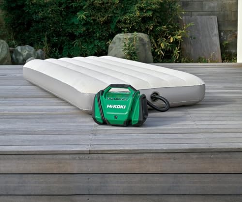 HiKOKI UP18DA (NN) Аккумуляторный воздушный насос 18 В, Максимальное давление 1100 кПа, Аккумулятор и зарядное устройство продаются отдельно