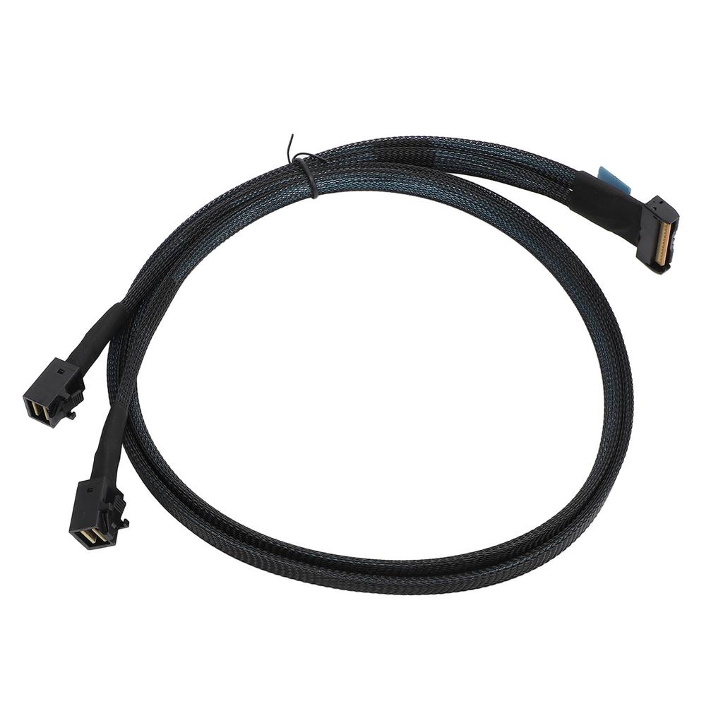 8i to 2 SFF 8643 Cable PCIe 5.0 32GT s for MCIO X8 to Mini SAS HD SFF 8643 Cord for Server Data Center 31.5in