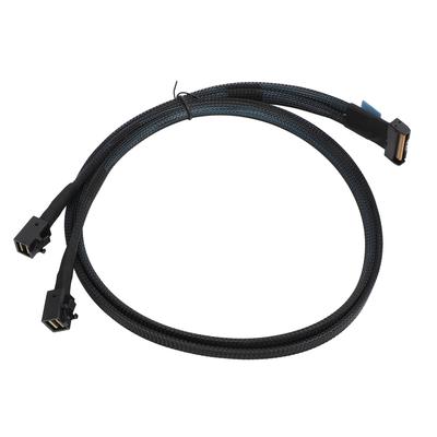 8i to 2 SFF 8643 Кабель PCIe 5.0 32GTs для MCIO X8 to Mini SAS HD SFF 8643 Кабель для данных сервера