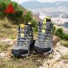 HUMTTO Waterproof Hiking Boots Men Breathable Leather Trekking Shoes Winter High-top Outdoor Fashion Sneakers for Mens