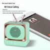 Vintage TV Style Mini Bluetooth Speaker