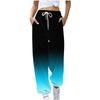 Women's Casual Fashion Printed Casual Pants, Sanitary Pants, Drawstring Elastic Waist Leggings