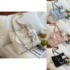 Stylish Large Capacity Student Tote Bag For Women In Trendy Street Style Available In Black Blue Pink And Cream