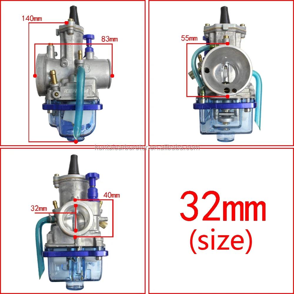 Мотоциклетный плоский карбюратор для гонок на мотоциклах, воздушный фильтр карбюратора для Keihin Pwk 21-34 мм, аксессуары для внедорожных транспортных средств