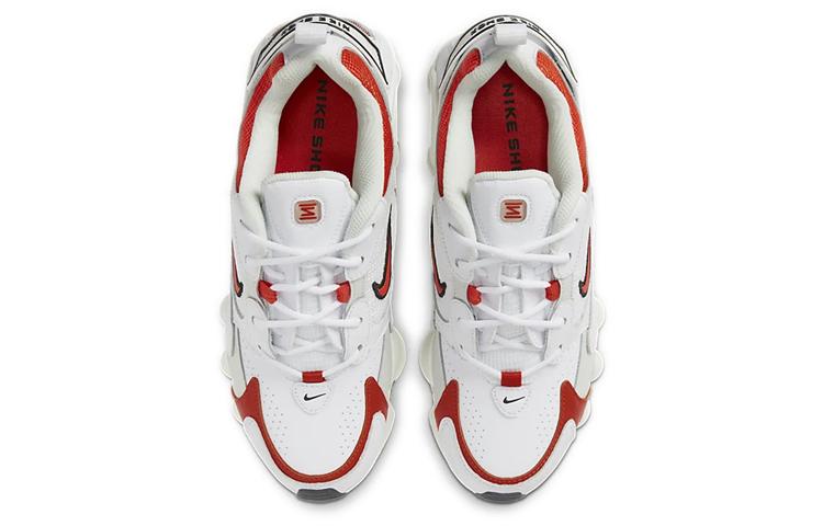 Nike Женские кроссовки Shox Nova White Red AT8046-101