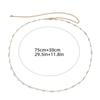 Retro Rhinestone Fashion Metal Simple Female Belt Sexy Waist Chain Korean Style Belt Dress Ornament