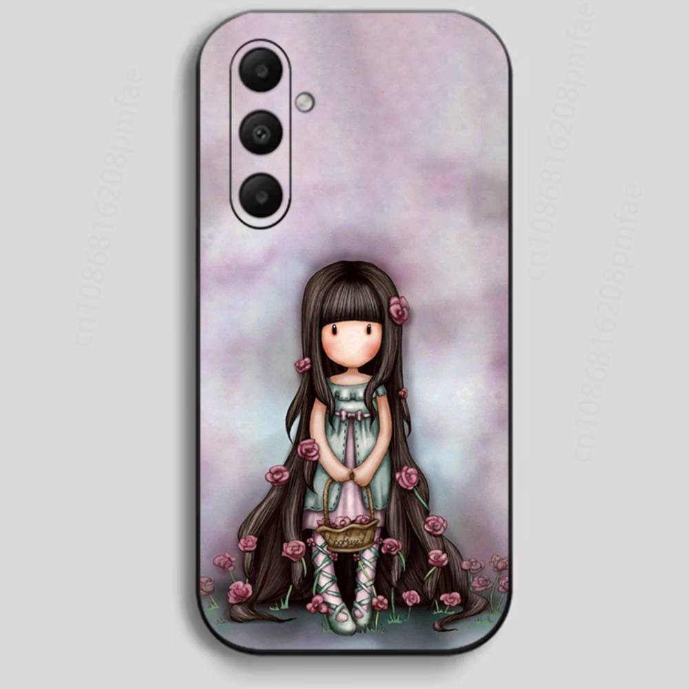 Милый S-Santoro G-Gorjuss чехол для телефона Samsung Galaxy A73,23,53,33,24,72,22,52,32,54,A34 Мягкий чехол