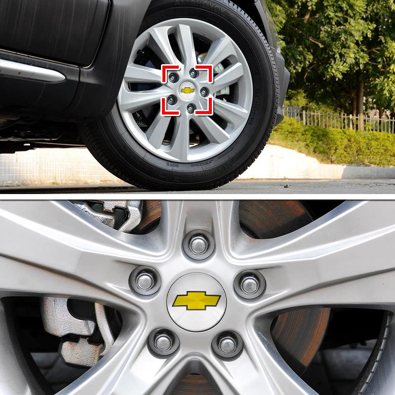 4 шт. 3D Для Chevrolet 56 мм 60 мм Автомобильный значок Колпачок ступицы колеса Наклейки Накладки Стайлинг аксессуары