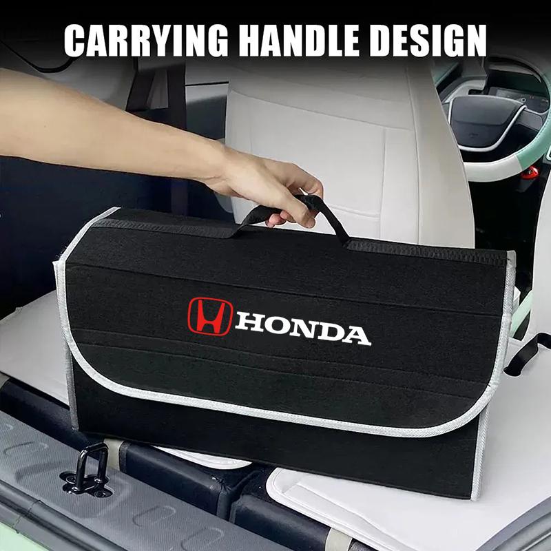 RFL2 Car Accessories Trunk Organizer Felt Cloth Folding Storage Bag For Honda civic accord fit jazz pilot CRV odyssey passport city
