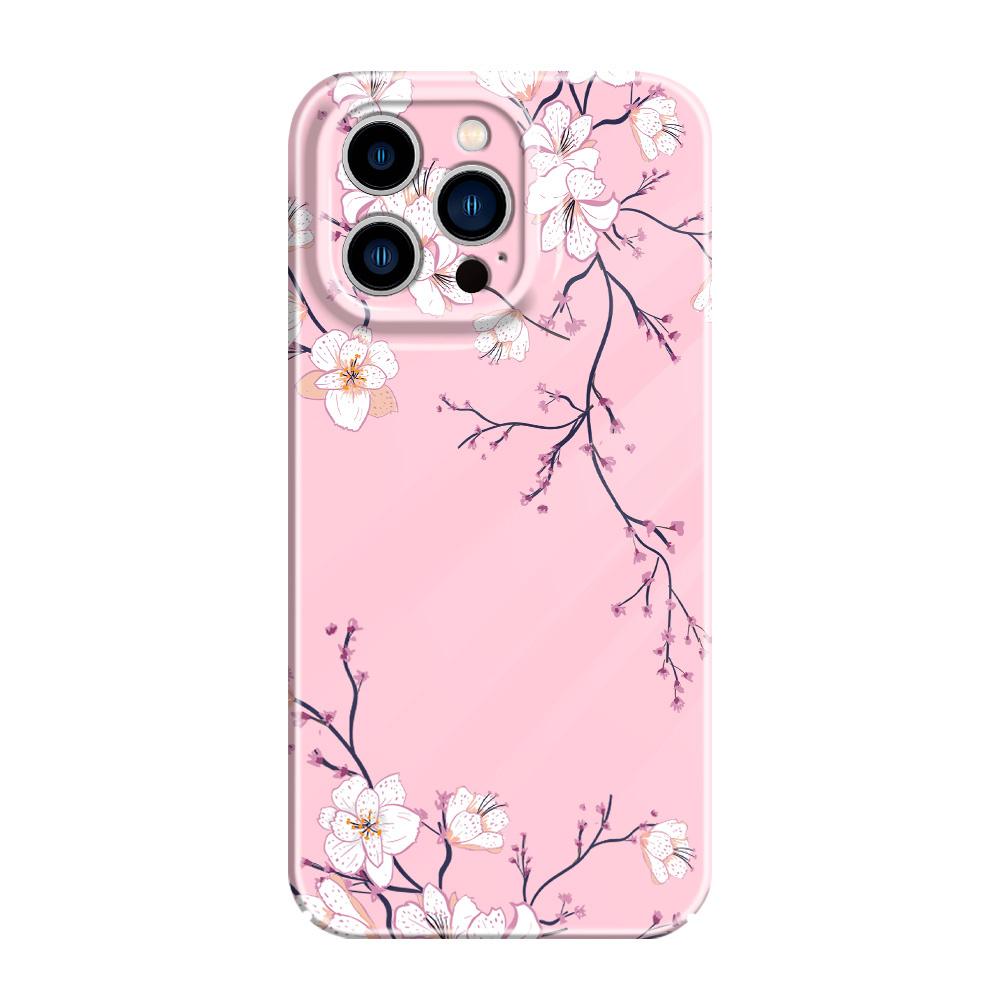 Чехол для телефона «Опавшие цветы сливы» для iPhone 13 12 11 7 8 6 6S Plus Pro Max Mini X XS XR SE 2020 2022 Пленка Жесткий чехол