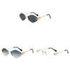 Geometric Square Sunglasses With Uv400 Protection For Casual Outdoor Wear
