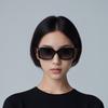Chanel Logo Acetate Irregular Frame Sunglasses Unisex sunglasses Black CH5520