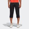 adidas Спортивные брюки Essential с 3 полосками длиной 3/4, мужские брюки, черные CG0770