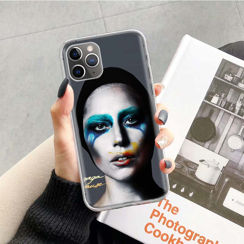 lady gaga singer Phone Case For Apple iPhone 17 Air 16 15 Plus 14 + 13 Mini 12 11 Pro Max 7 8 SE 16Max Soft Shell Cover Coque 17