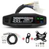 Universal Digital Meters Instrument New Motorcycle Speedometer Oil Gauge Tachometer Cluster Turn Signal Light Indicator