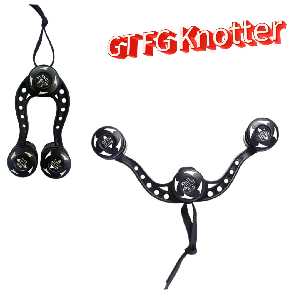 Инструмент для завязывания рыболовных узлов GT FG PR Knotter Шпуленамотчик Ручная обвязка проволоки Морской аксессуар для рыбалки на приманку