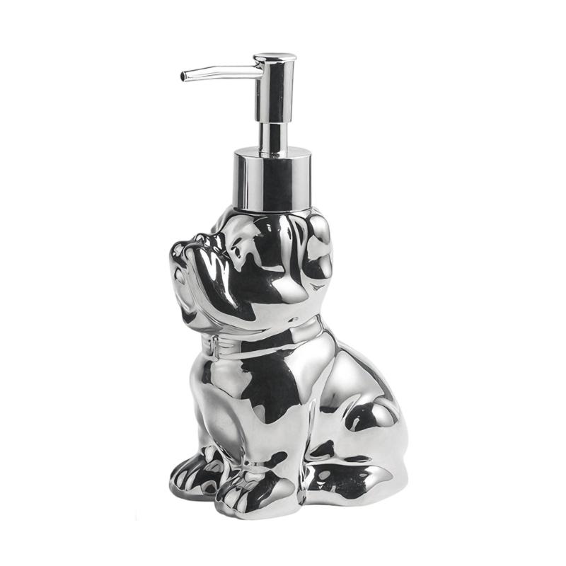 Керамическая бутылочка для лосьона, дозатор для мыла для дома, ударопрочная конструкция, держатель для контейнера с жидкостью для домашней ванной комнаты