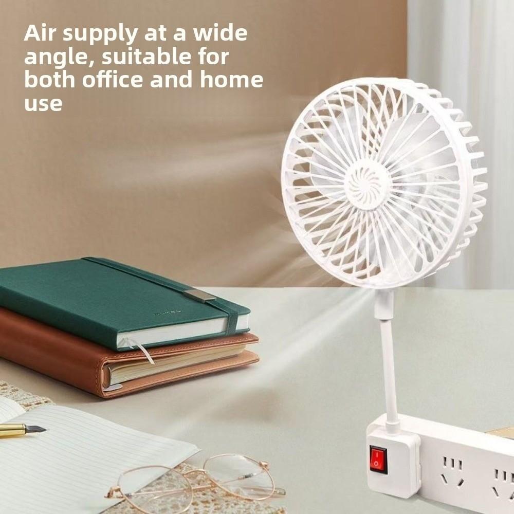 Space Saving Socket Fan 3-Prong Plug Design Quiet Operation Fan Energy Efficient Fan Summer Use