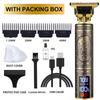 New hair clipper LCD speed regulating bald electric pusher oil electric hair clipper hair salon razor hair clipper
