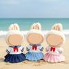 [Cloth Only] Fashion Doll Clothes for 38CM Plush Dolls, Size S Ocean Breeze Skirt JK Set Includes Tie,Cloth and Skirt.